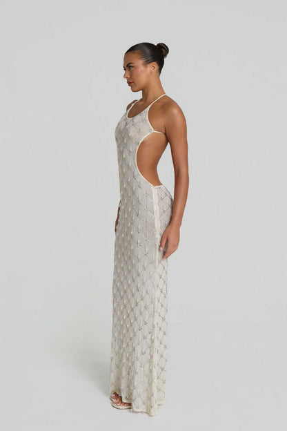 Alaia Embellished Maxi Dress