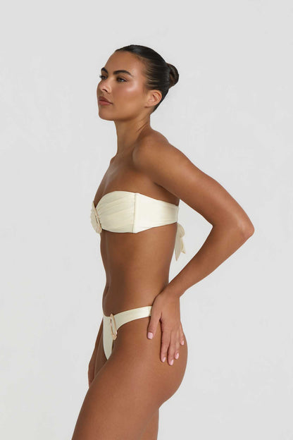 Aurelia Bikini Bottoms - Vanilla
