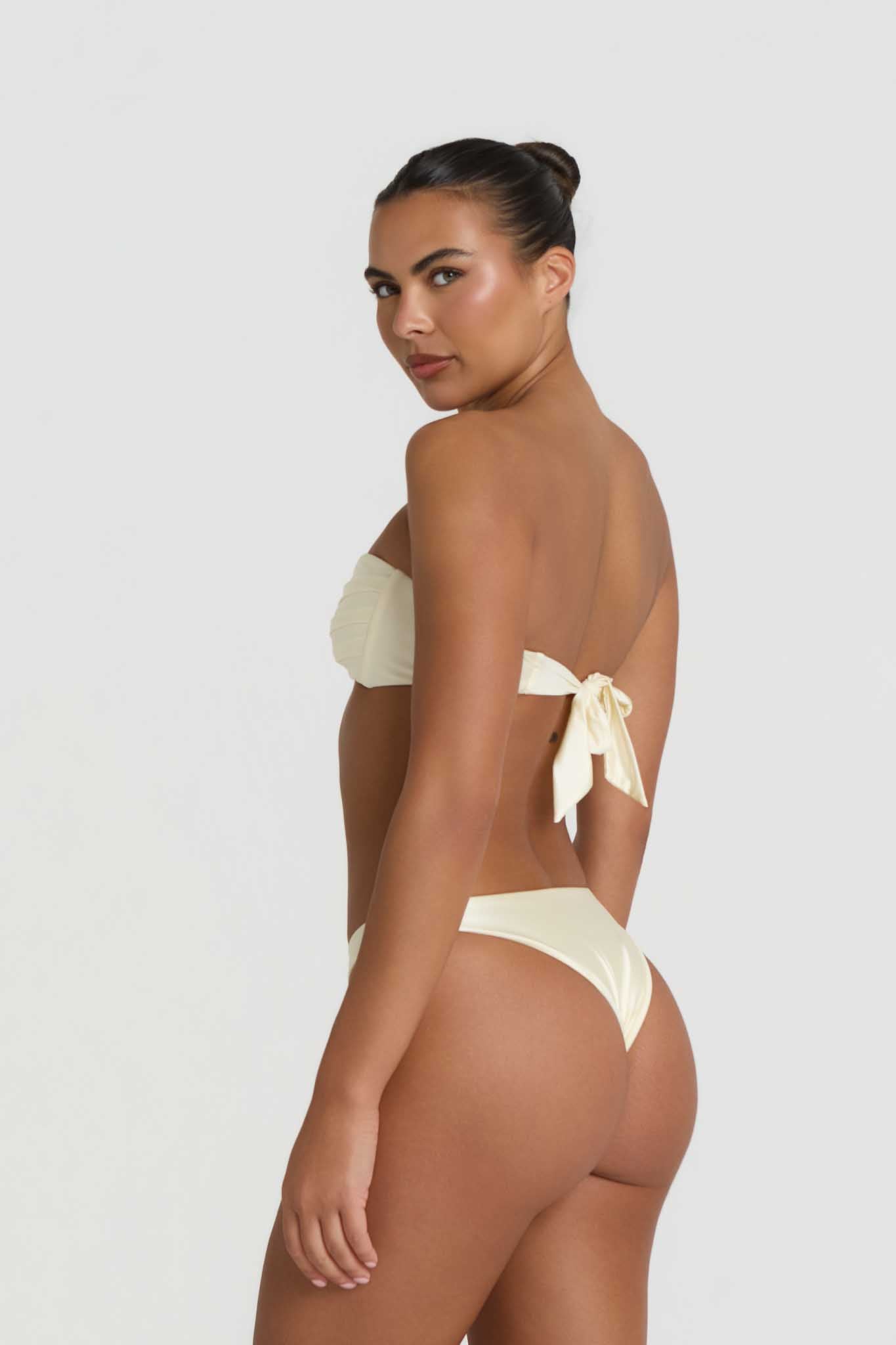 Aurelia Bikini Bottoms - Vanilla