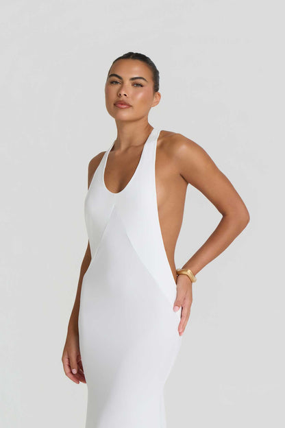 Alora White Maxi Dress (Pre Order)