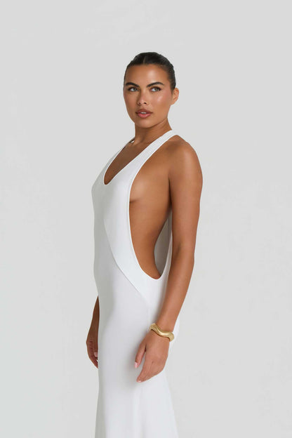 Alora White Maxi Dress (Pre Order)