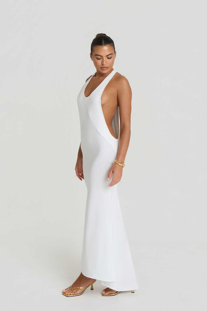 Alora White Maxi Dress (Pre Order)