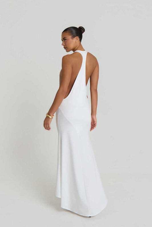Alora White Maxi Dress (Pre Order)