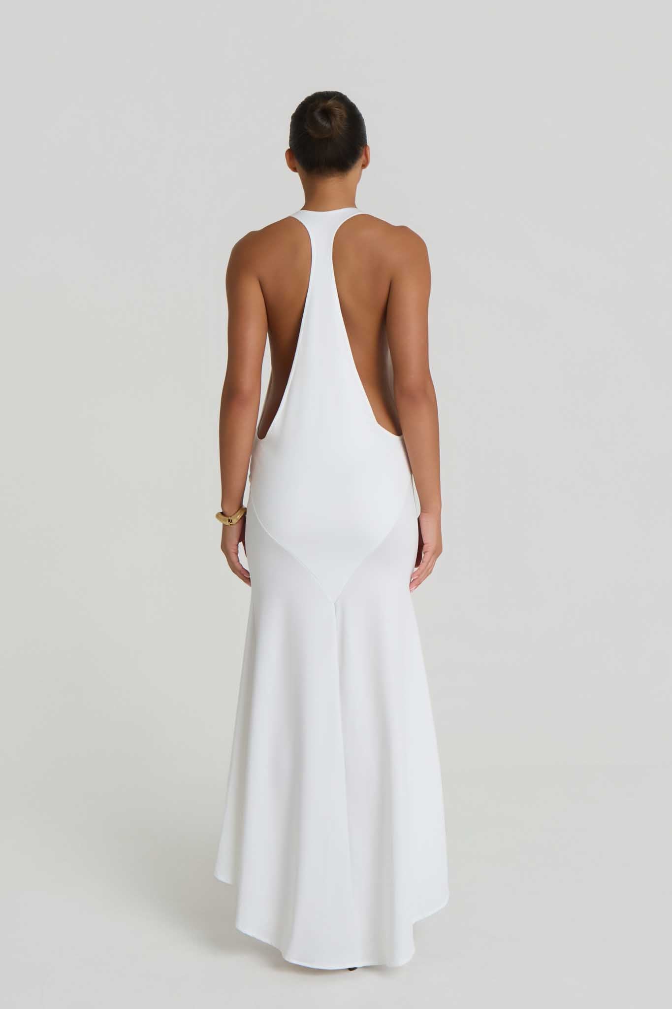 Alora White Maxi Dress (Pre Order)
