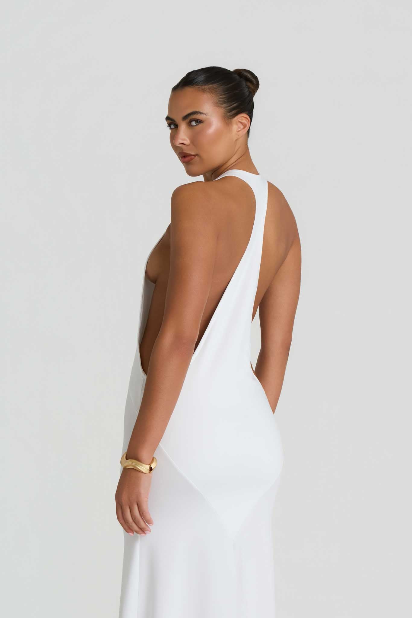 Alora White Maxi Dress (Pre Order)