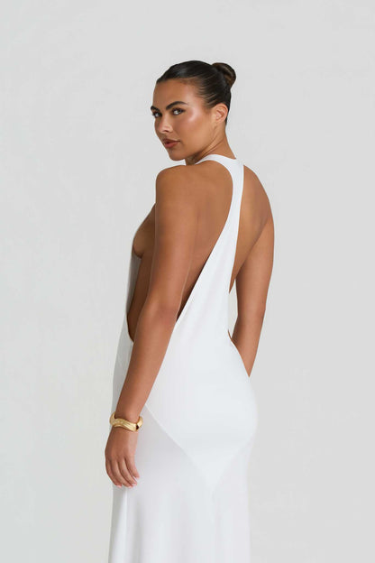 Alora White Maxi Dress (Pre Order)