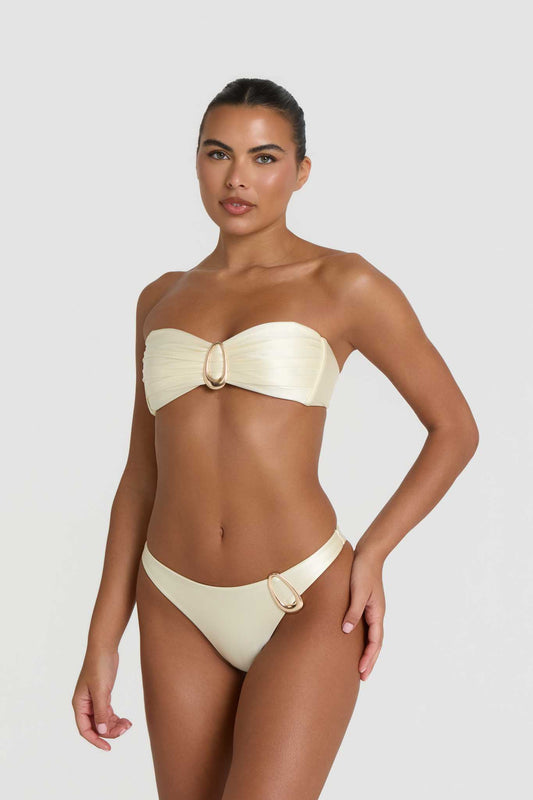 Aurelia Bikini Bottoms - Vanilla
